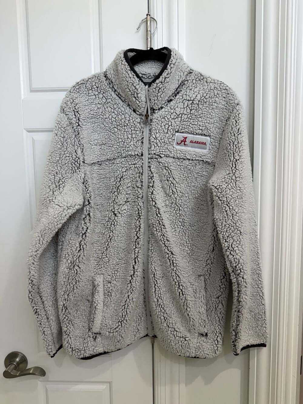 Alabama Crimson Tide Sherpa Fleece Full Zip Jacket Knights Apparel M 8/10
